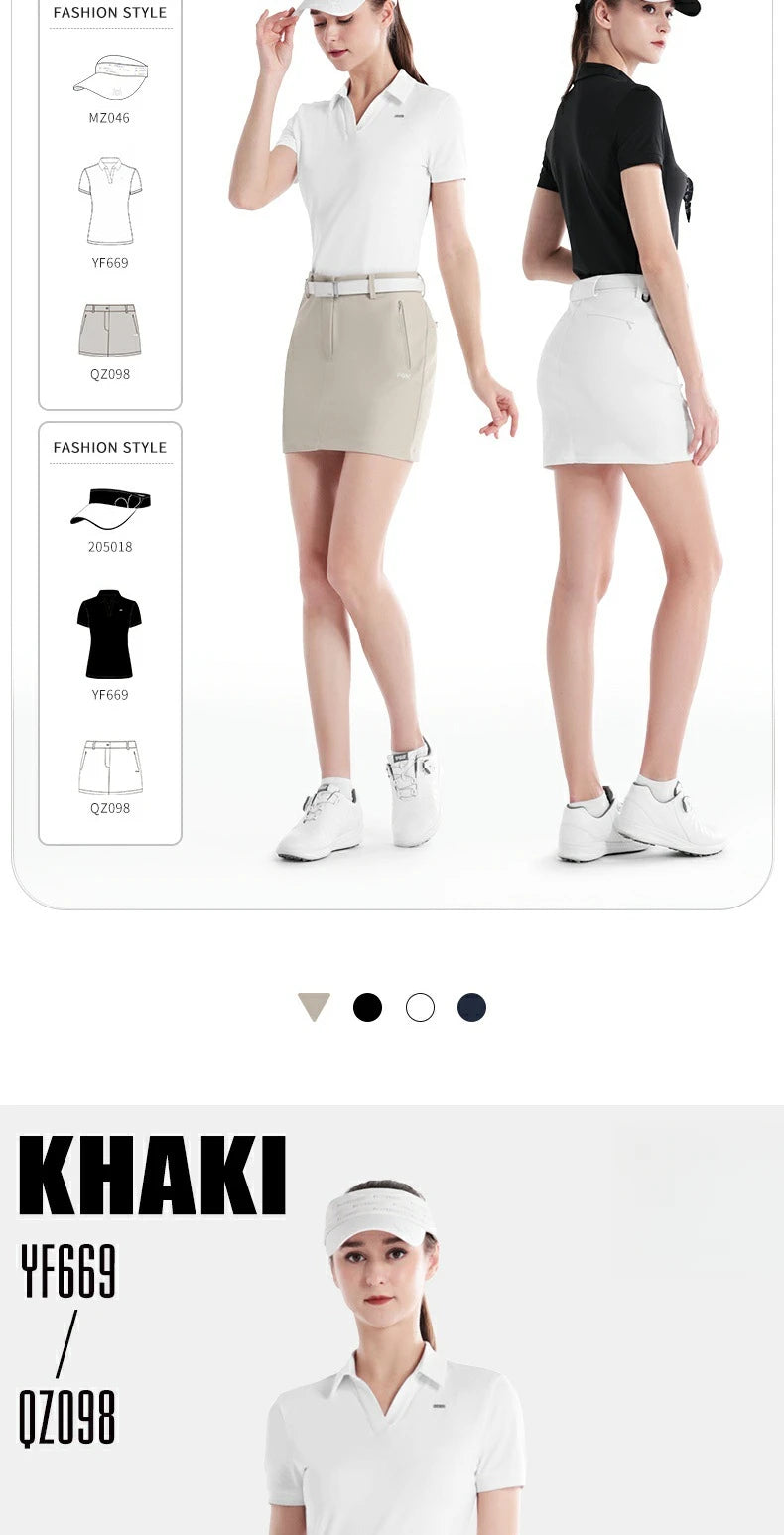 PGM Women Golf Skirt Summer Hip Wrap Breathable and Slimming QZ098