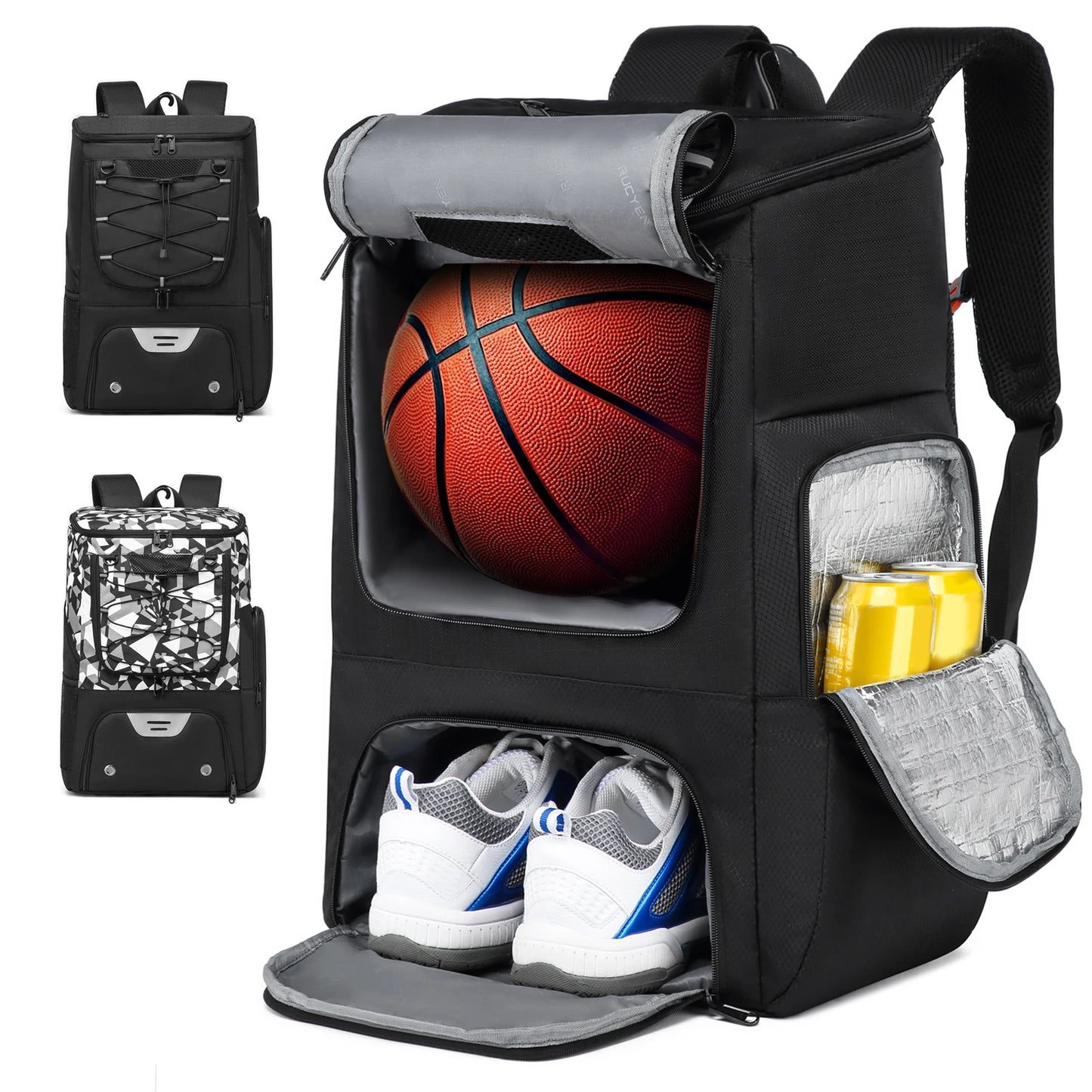 Basketball Backpack Sport Outdoor Football Volleyball Storage Bags with Separate Shoes Compartment Training Sports Backpack