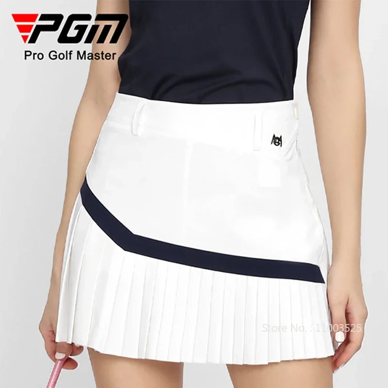 2025 Golf Tennis Skirts with Inner Shorts for Women Gym Pleated Pantskirt Ladies A-lined Sports Skirt High Waist Fashion Skort