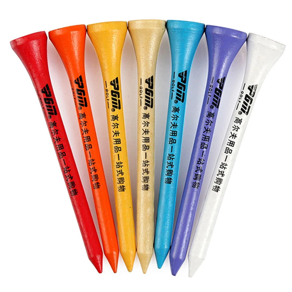 PGM Golf TEE Wooden TEE Ball T Ball Holder Golf Accessories 10pcs/20pcs/50pcs