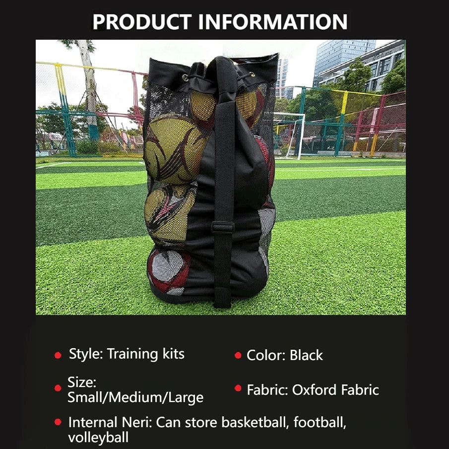 Loogdeel Large Capacity Storage Bag Football Volleyball Basketball Big Ball Pocket Sports Gear Bag Training Equipment Bag