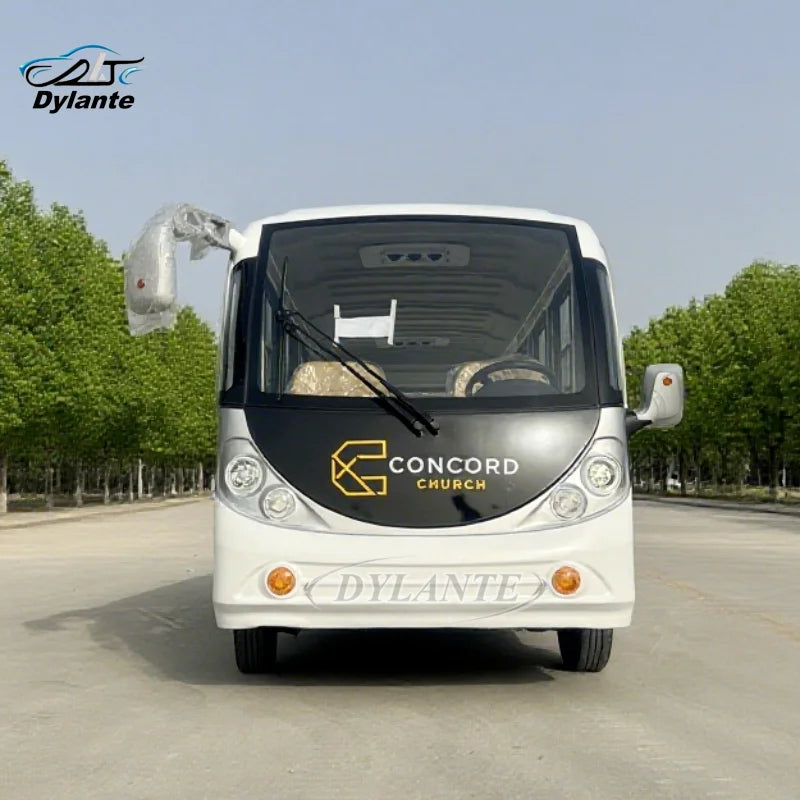 Electric Sightseeing Bus for Hotel Resorts 14-seater Sightseeing Vehicle with Comfortable Seats