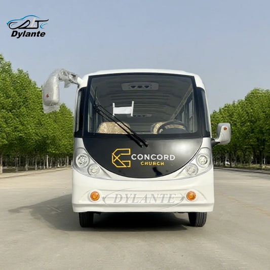 Electric Sightseeing Bus for Hotel Resorts 14-seater Sightseeing Vehicle with Comfortable Seats