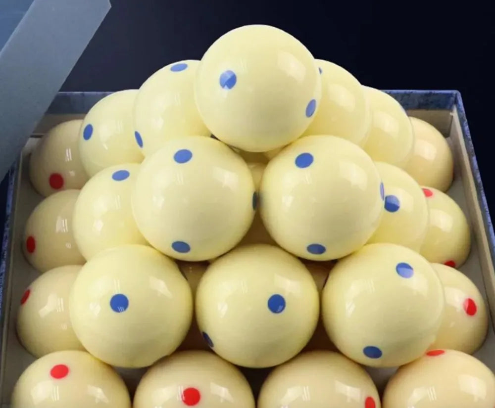 Aramith/ Blue Eye/ Black Kingkong/ Boutique/ 6 Dots / Triangle /New Yellow Cue Ball Replacement 2-1/4" / 2-1/16"