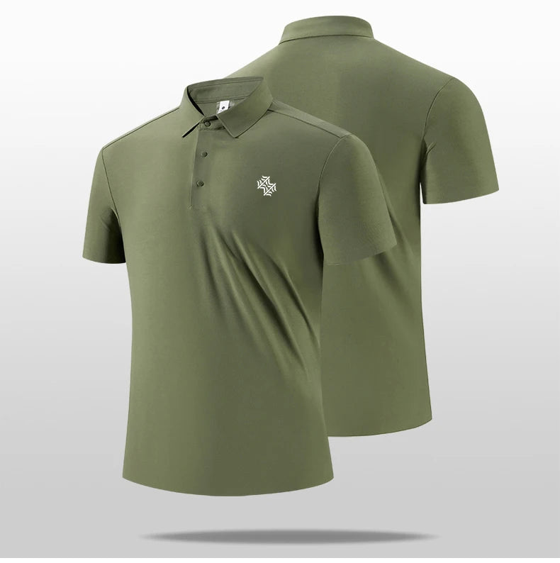 SBWL High quality gym new light fast dry elastic high quality outdoor sports golf running sports POLO shirt fashion casual shirt