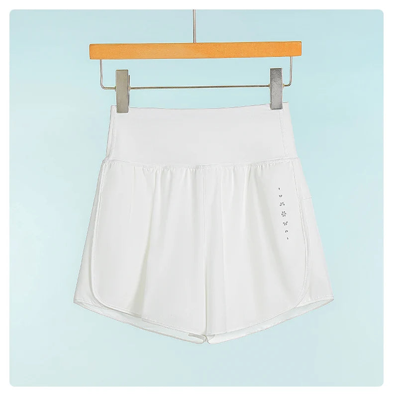 DRUR Sports Shorts Summer Lightweight 2 in 1 High Waist Gym Shorts With Pocket Golf Wear Women Running Short Pants Activewear