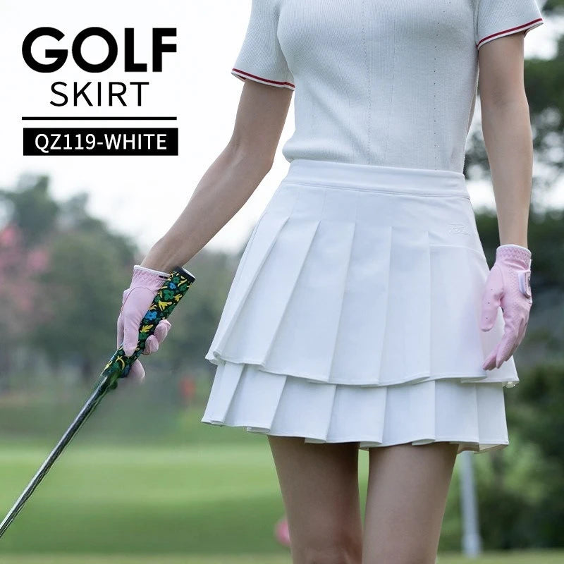 PGM Women's Golf Skirts Spring Summer Edition Fashion Sports Pleated Skirt QZ119
