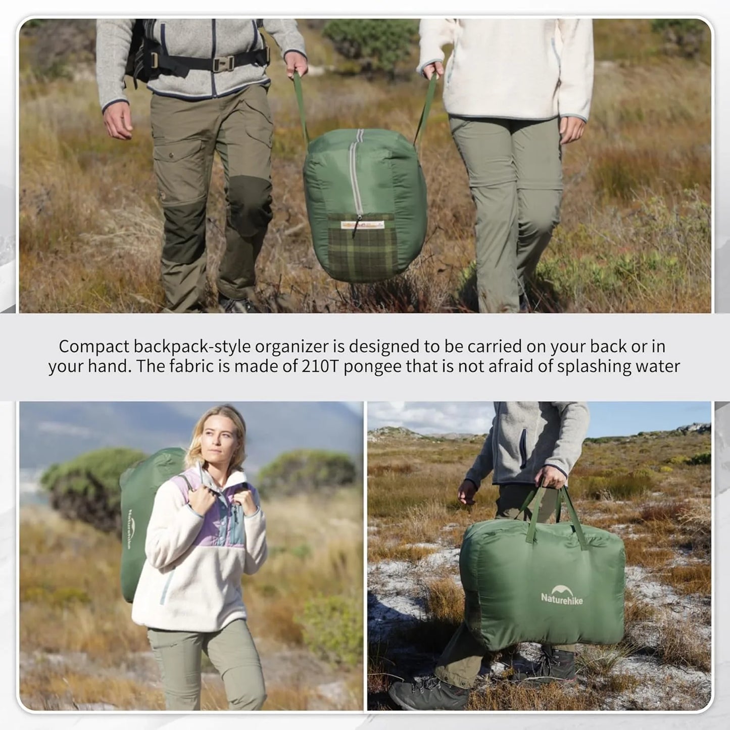 Naturehike Flannel Two Person Sleeping Bag with Pillows Portable Camping Sleeping Bag Cold Weather Keep Warm for Two Adults