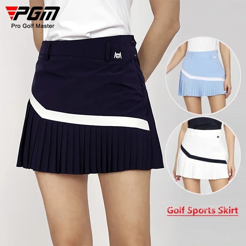 2025 Golf Tennis Skirts with Inner Shorts for Women Gym Pleated Pantskirt Ladies A-lined Sports Skirt High Waist Fashion Skort