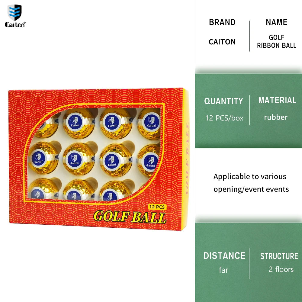 Caiton Golf Exploding Balls 12pcs - A Fun and Novel Prank Gadget - A Suitable Gift for Golf Lovers, Stocking Ornament
