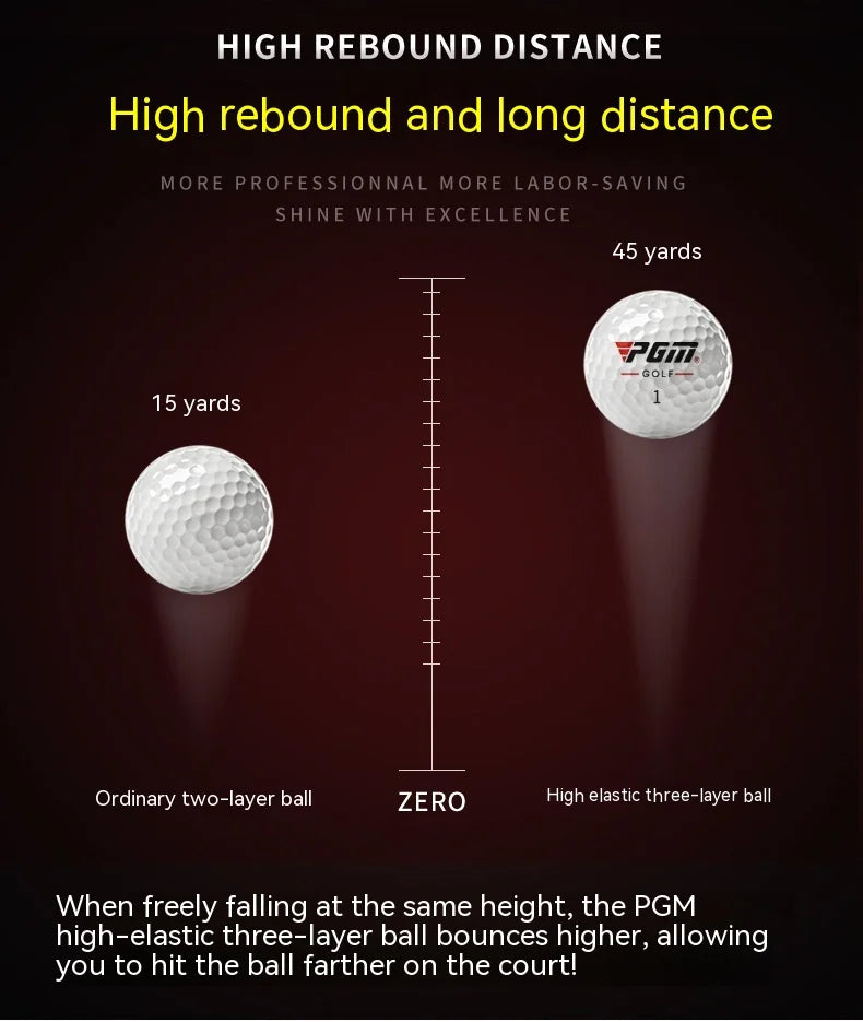 PGM Golf Ball Competition Ball Gift Box Set Three Layer Balls Q017
