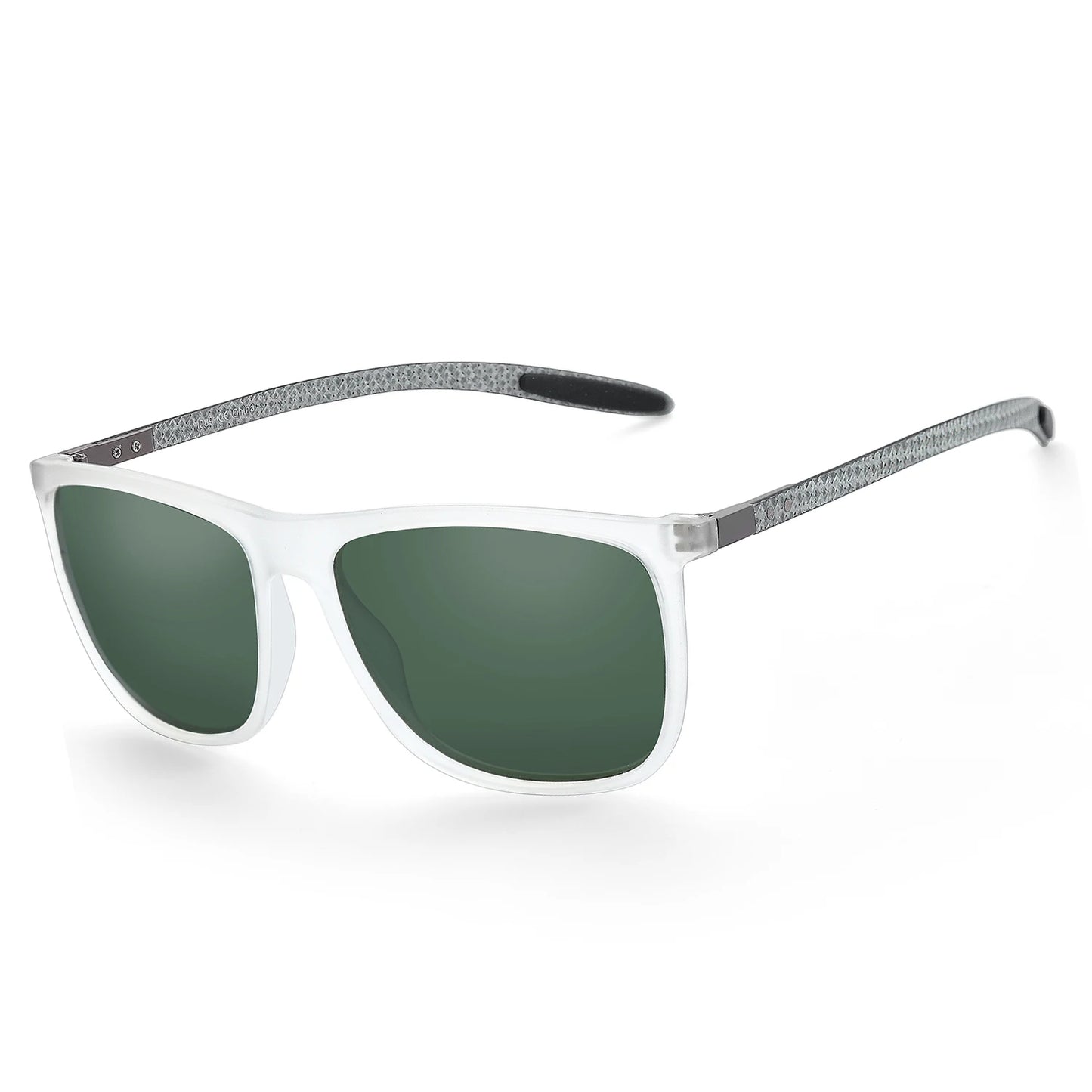 ZENOTTIC Square Polarized Sunglasses for Men Ultralight Carbon Fiber Sun Glasses Driving Fishing Golf Sports UV400 Protection