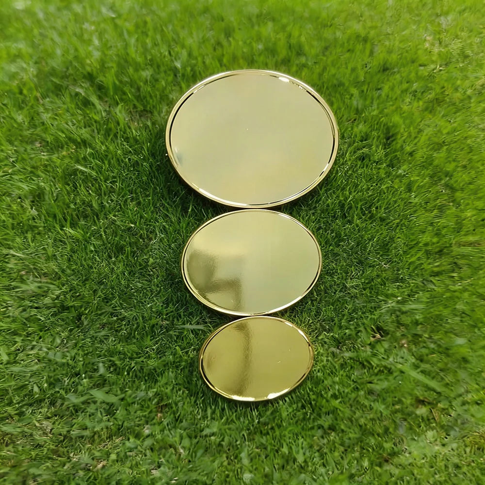 100pcs White or Blank Golf Ball Marker 25mm ,30mm, 35mm Golf Markers Position Marking Suitable for Custom Printing
