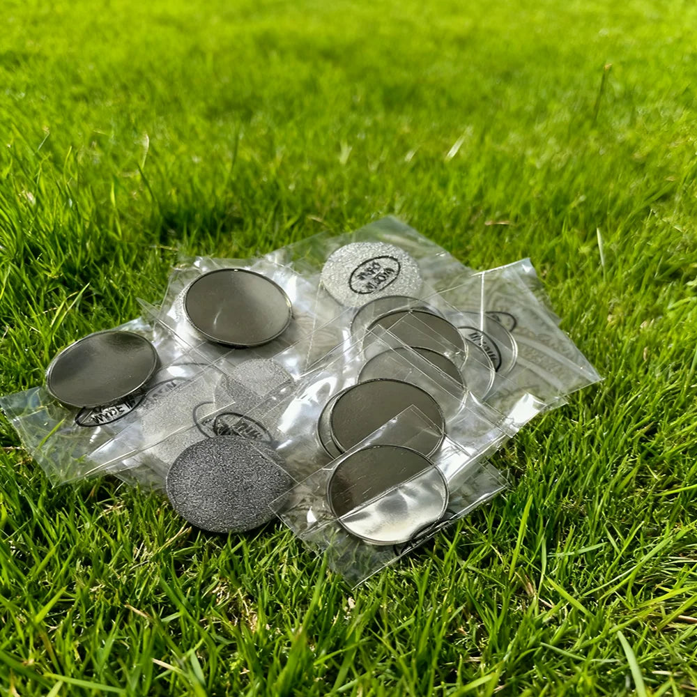 100pcs White or Blank Golf Ball Marker 25mm ,30mm, 35mm Golf Markers Position Marking Suitable for Custom Printing