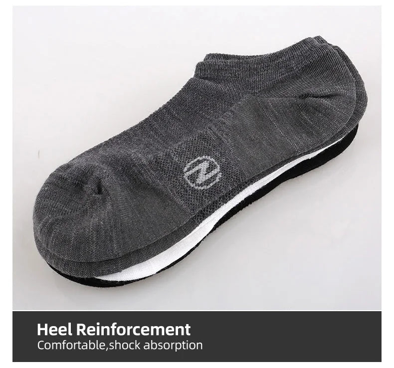 ZEALWOOD Ultra-Light Men's Women's Merino Wool Athletic Socks No Show/ Ankle Breathable Thin Running Tennis Golf Summer 3 Pairs
