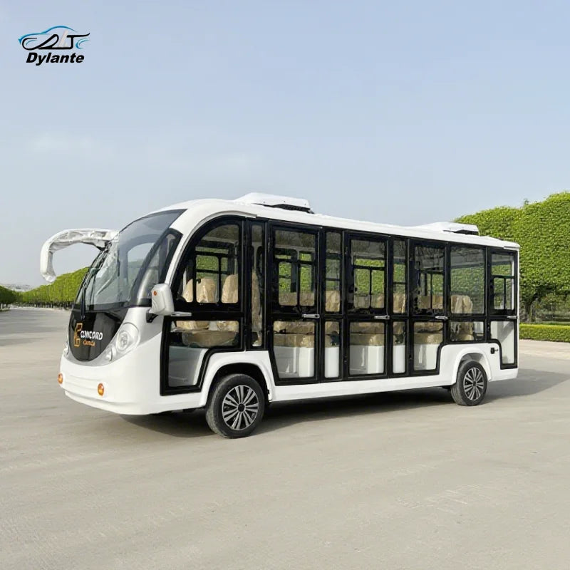 Electric Sightseeing Bus for Hotel Resorts 14-seater Sightseeing Vehicle with Comfortable Seats