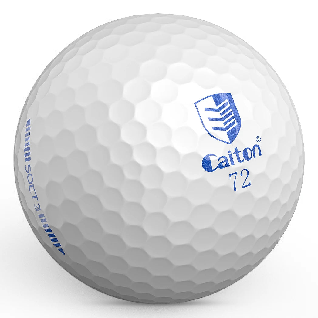 Caiton 12Pcs Pro-Grade PU Golf Balls – 3-4 Layer Options, Soft Feel, Enhanced Swing Speed, Durable Cover, Extended Distance
