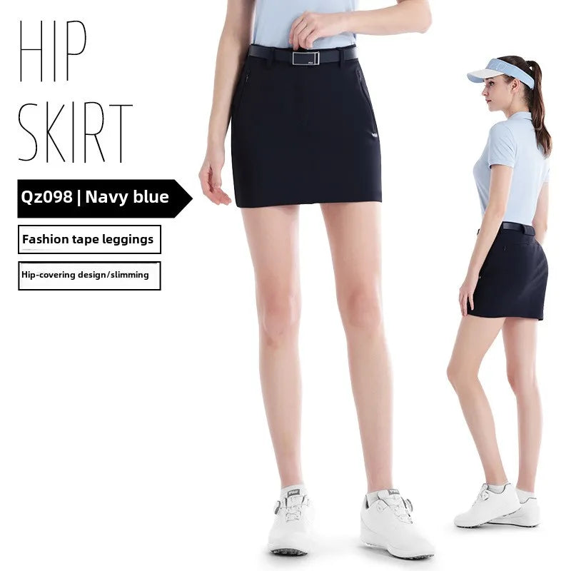 PGM Women Golf Skirt Summer Hip Wrap Breathable and Slimming QZ098