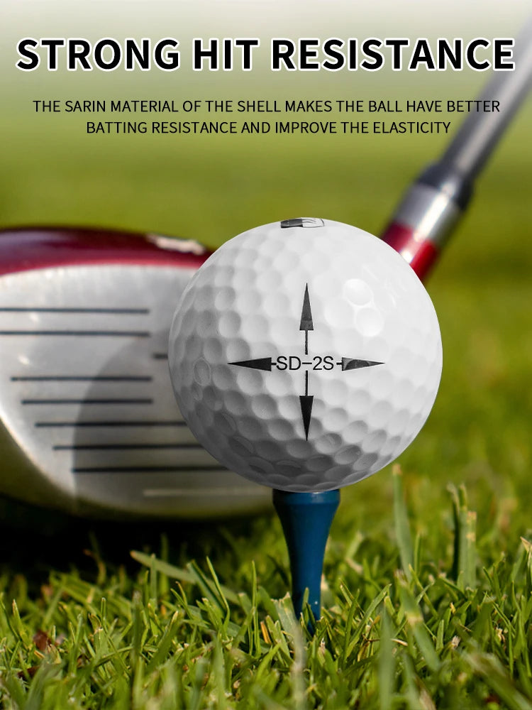 Caiton 3/6Pcs Ultimate Golf Balls Long Distance Tour Performance High Precision Durable Soft Feel Practice Play Adult Golfers