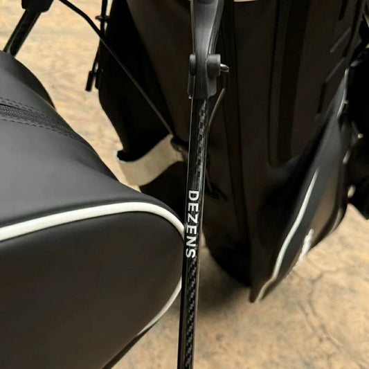 NEW Fashion White/Balck/Gray Carbon fiber Standbag Golf Bag