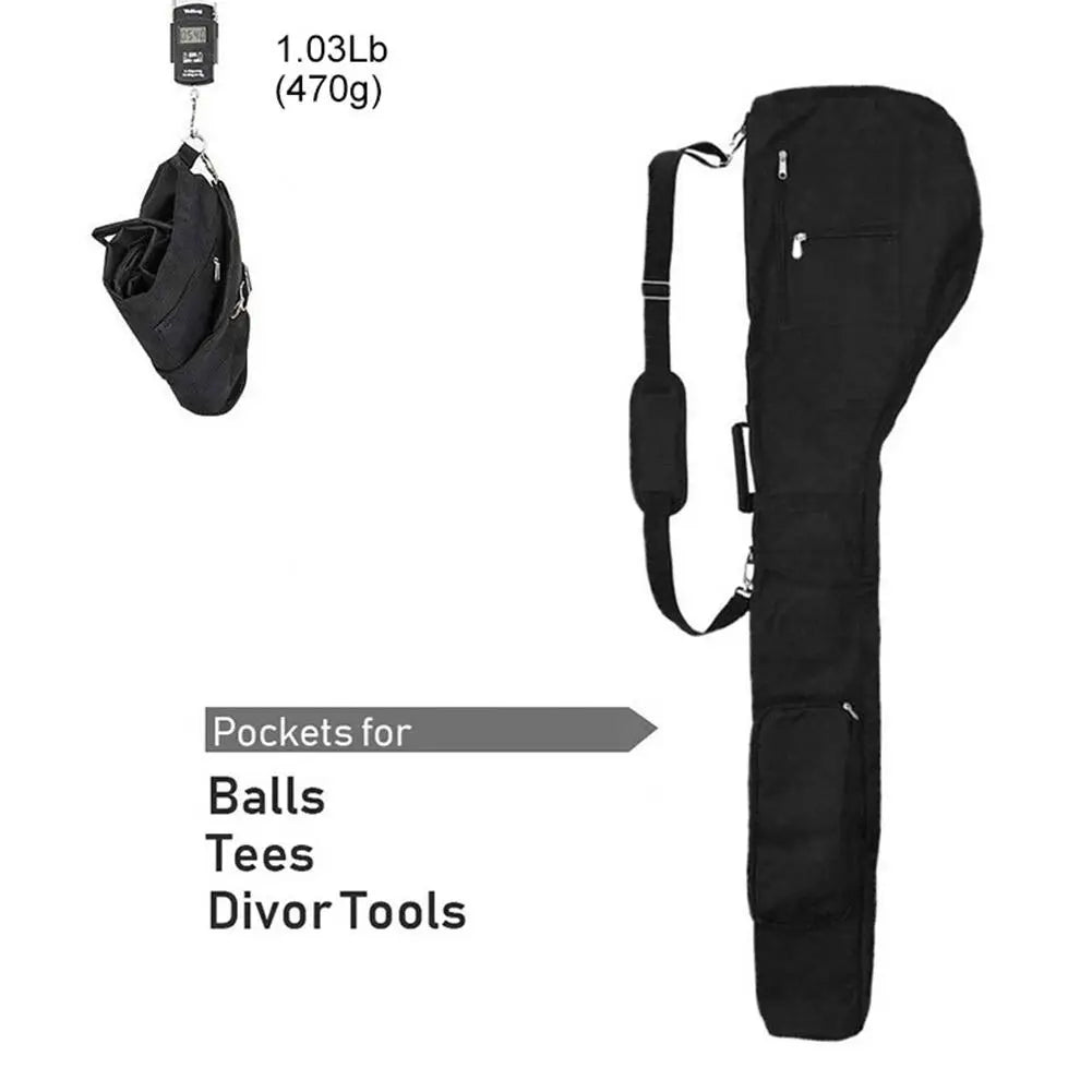 Golf Sunday Bag Golf Club Bag Mini Golf Bag Training Practice Golf Bag Travel Case Foldable Golf Bags For Men Women