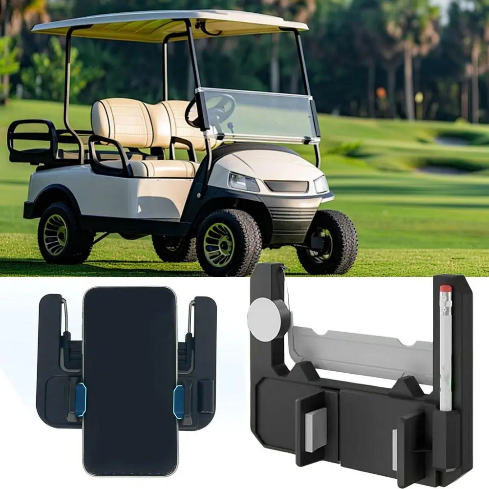 Golf Cart Steering Wheel Phone Stand Golf Cart Accessories for Steering Wheel Flip Phone Stand Golf Cart Accessories