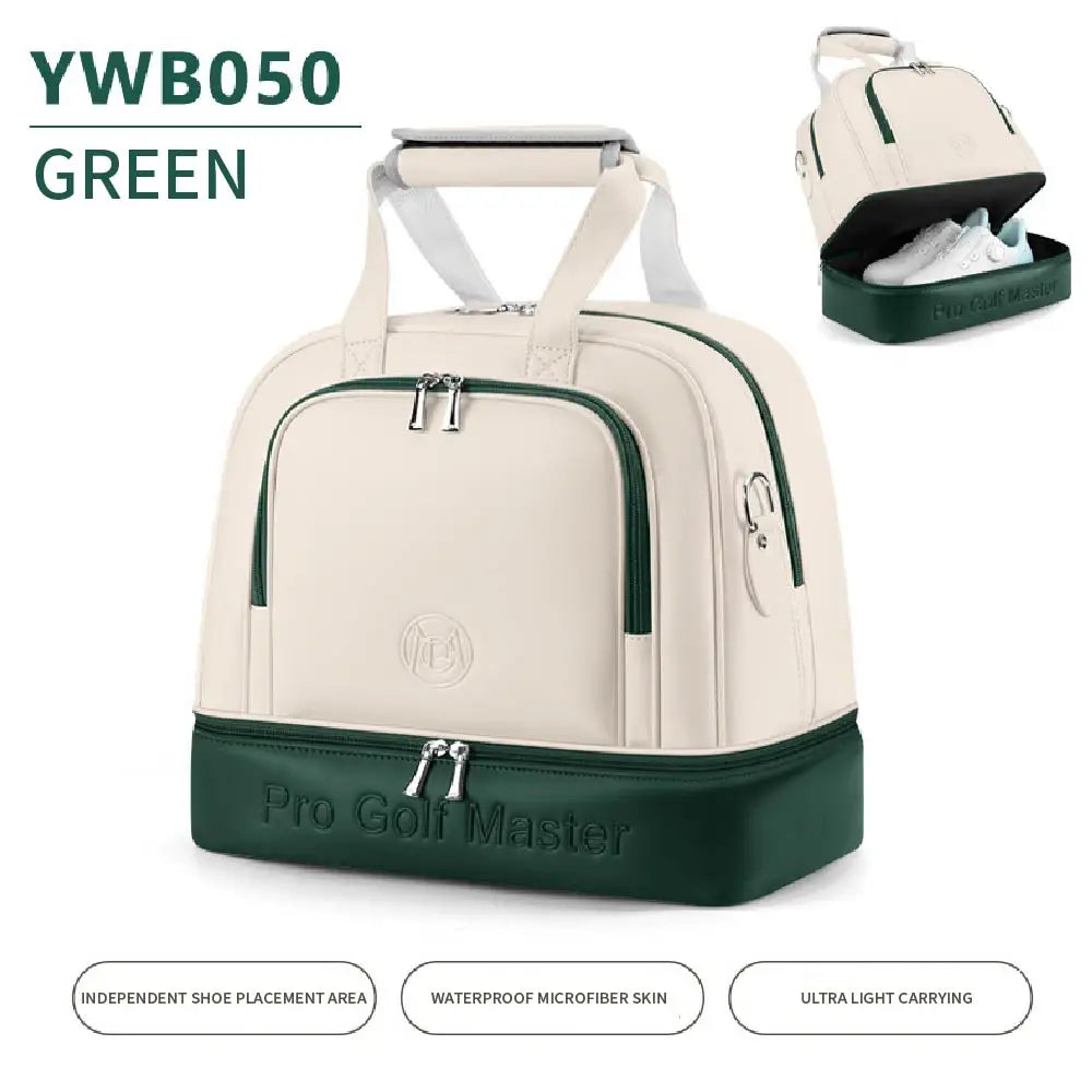 PGM Women’s Golf Clothing Bag Double layered Independent Shoe Bag Ultra-light Waterproof Travel Handbag YWB050