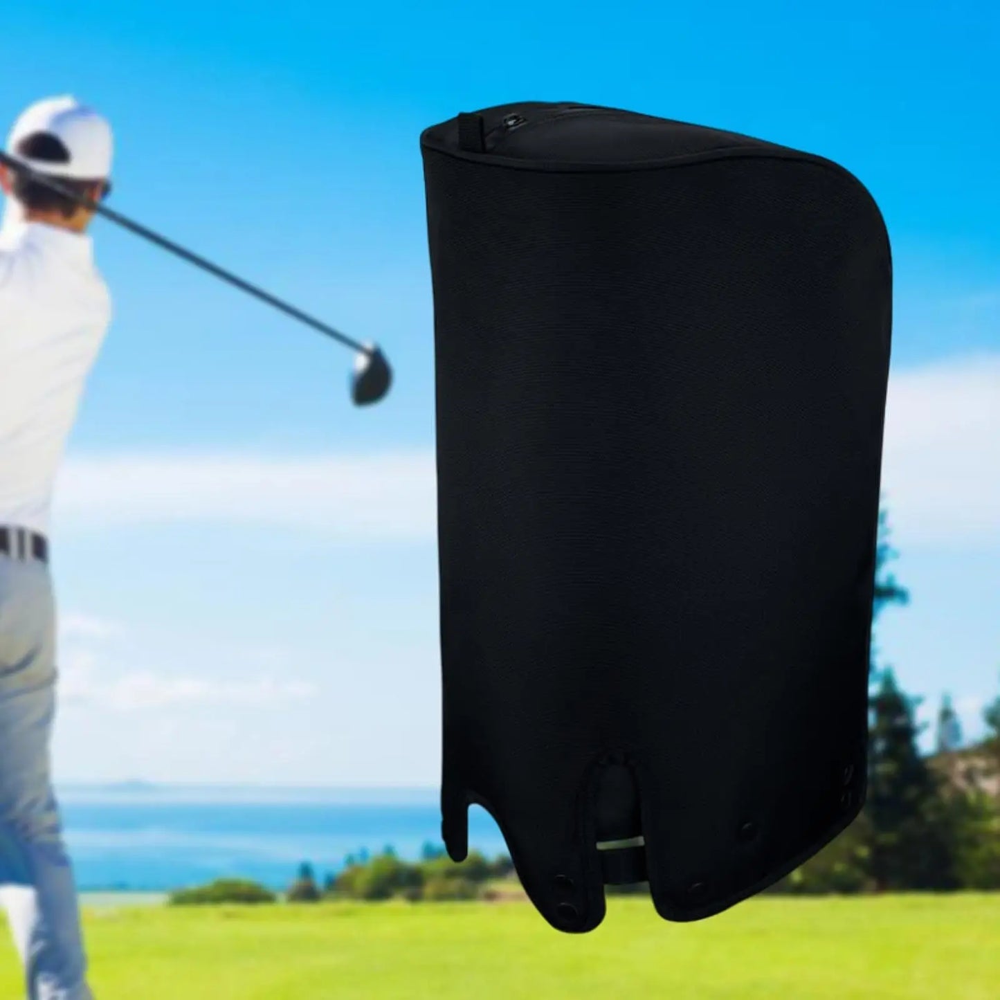 Golf Travel Bag Cover Sturdy Water Resistant Lightweight Padded Cover for Outdoor Driving Range Travel Men Women Golf Supplies