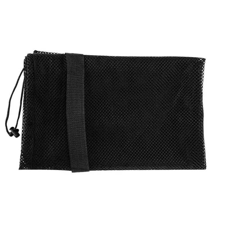 1 Pc Large Capacity Sports Bag Mesh Mesh Drawstring Soccer Basketball Volleyball Rugby Training Ball Storage Basketball Supplies