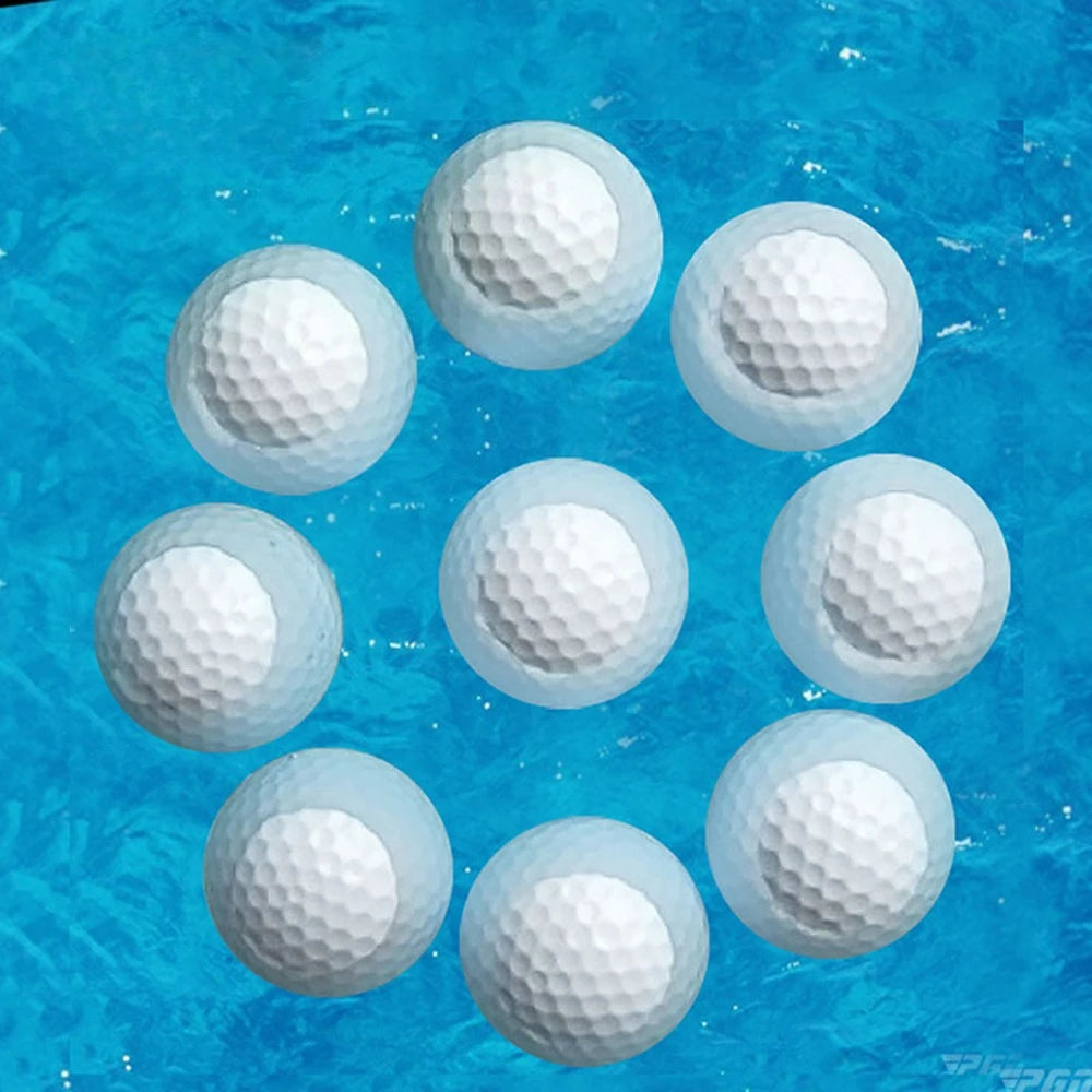 5 pcs Golf Floating Water Ball No Sink Pond or Lake Range Golf Ball, About 10% of It Sits Above Water
