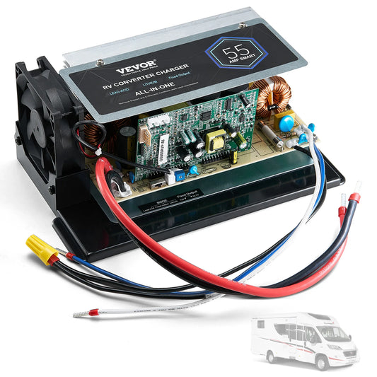 SucceBuy WF-8955-AD-MBA Main Board Assembly 55 Amp 798 W Three-Stage RV Power Converter Replacement Unit Fit for RV Power System