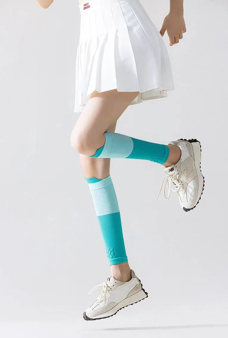 Marathon Off Road Running Blue Ball Sports Compression Calf Cover Multi Color Compression Socks Pressure Calf Socks