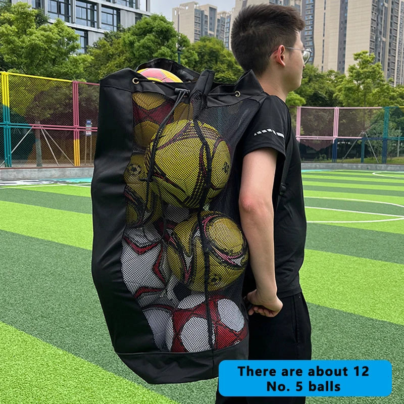 Soccer Net Bags Mesh Bags Ball Bags Large Mesh Bags Large Capacity Storage Bags Ball Pockets