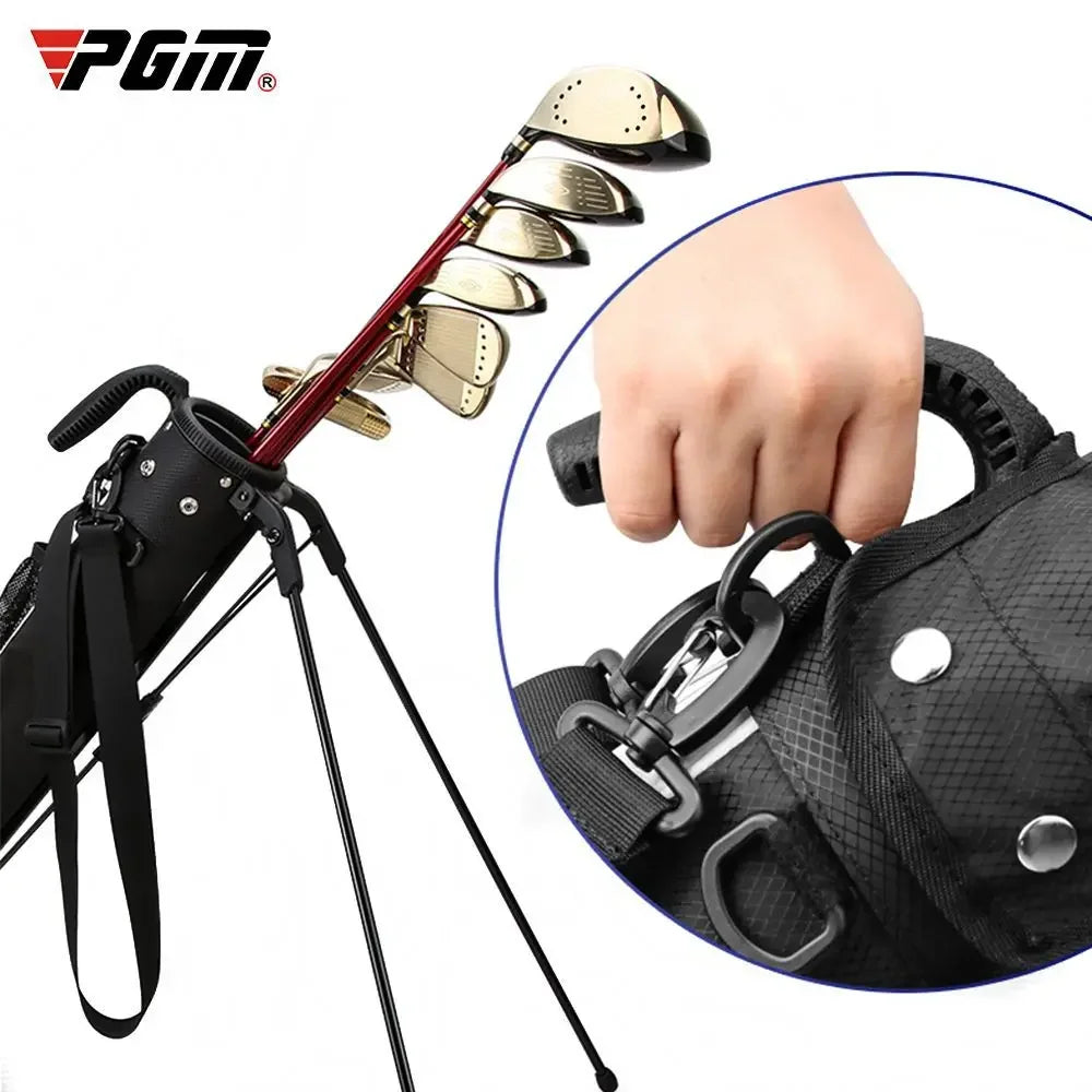 PGM Adult Golf Stand Bracket Bag Unisex Clubs Package Waterproof Nylon Lightweight Portable QIAB015