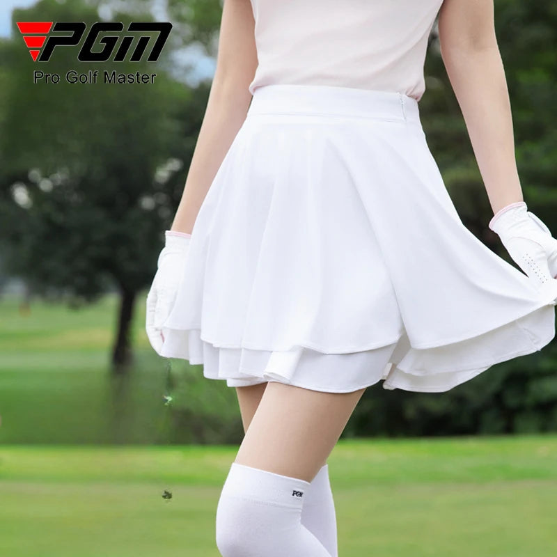 PGM Women's Golf Skirt Spring Summer Tennis Underpants Skirts QZ113