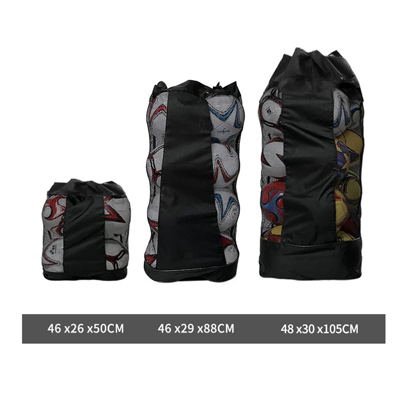 Soccer Net Bags Mesh Bags Ball Bags Large Mesh Bags Large Capacity Storage Bags Ball Pockets