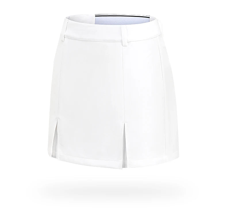 TTYGJ Golf Clothing Women Skirt Wrap Hip Skirt Tracksuit Fashion Half Skorts with Inner Short Lady Split Slim Workout Golf Skort