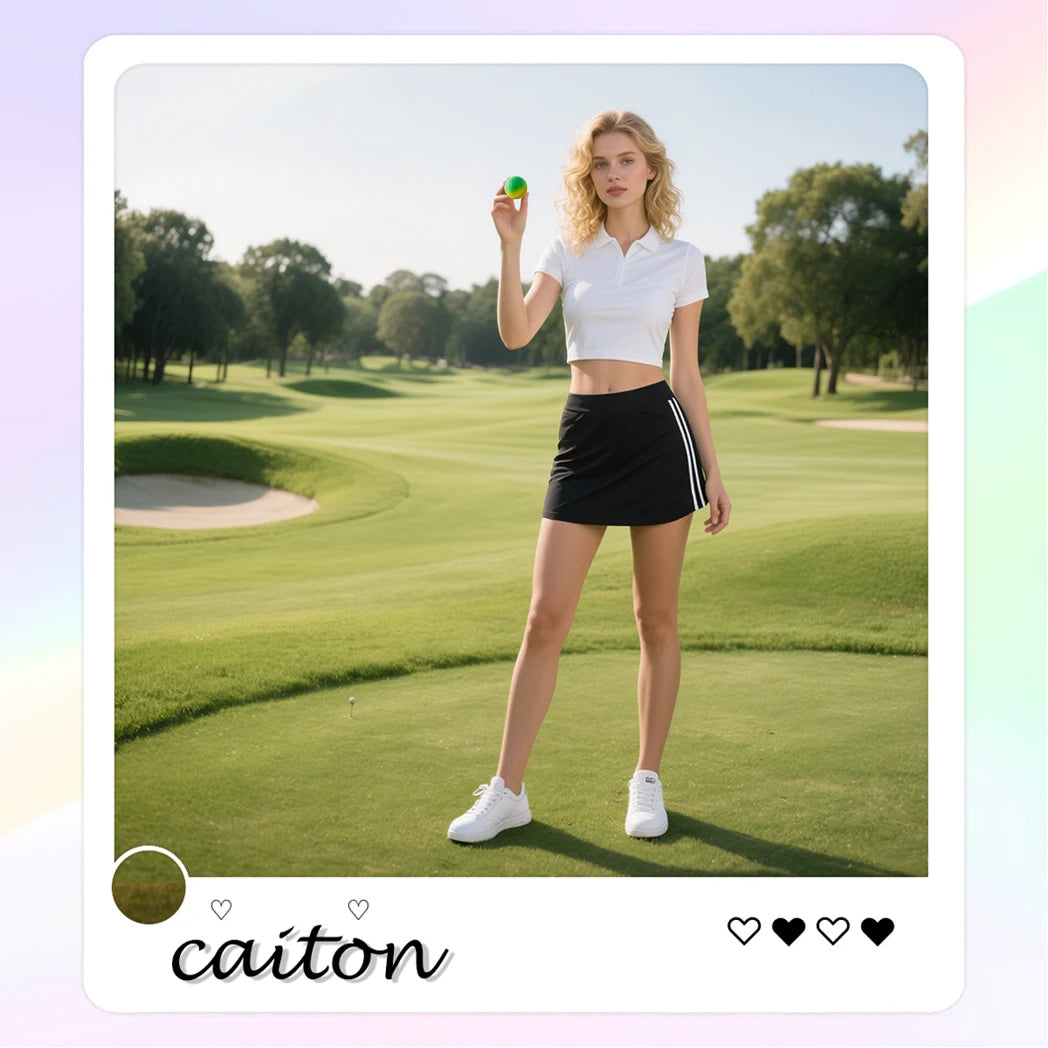 Caiton 12/3PCS Pro Gradient Golf Balls – 2-Layer Soft Balls Add 40+ Yards, Great for Practice, Training, Game or Gift