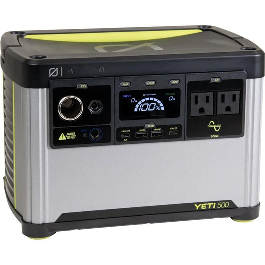500: 499Wh LiFePO4 Portable Power Station - Waterproof & Dustproof Solar Generator for Outdoor Adventures, Camping