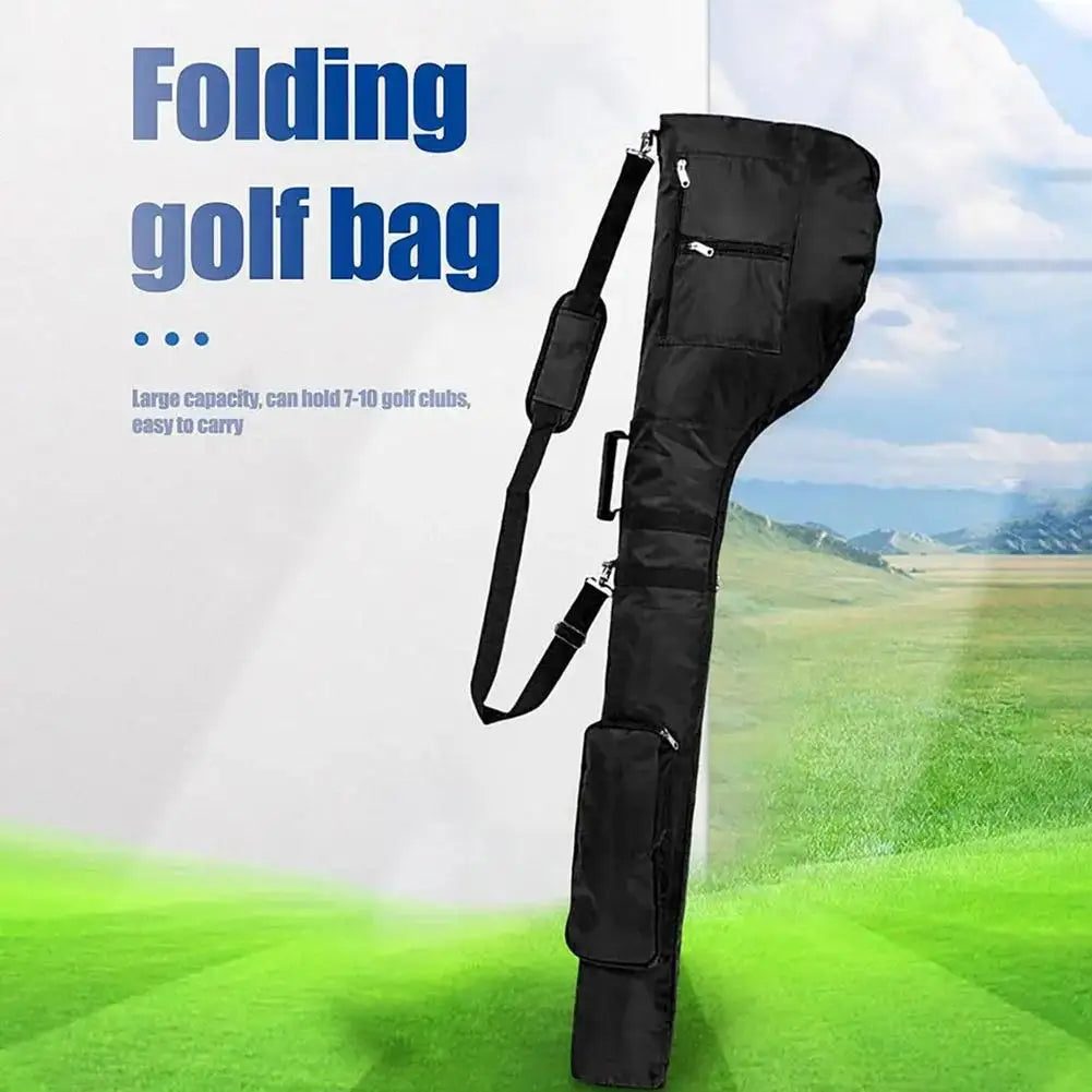 Golf Sunday Bag Golf Club Bag Mini Golf Bag Training Practice Golf Bag Travel Case Foldable Golf Bags For Men Women