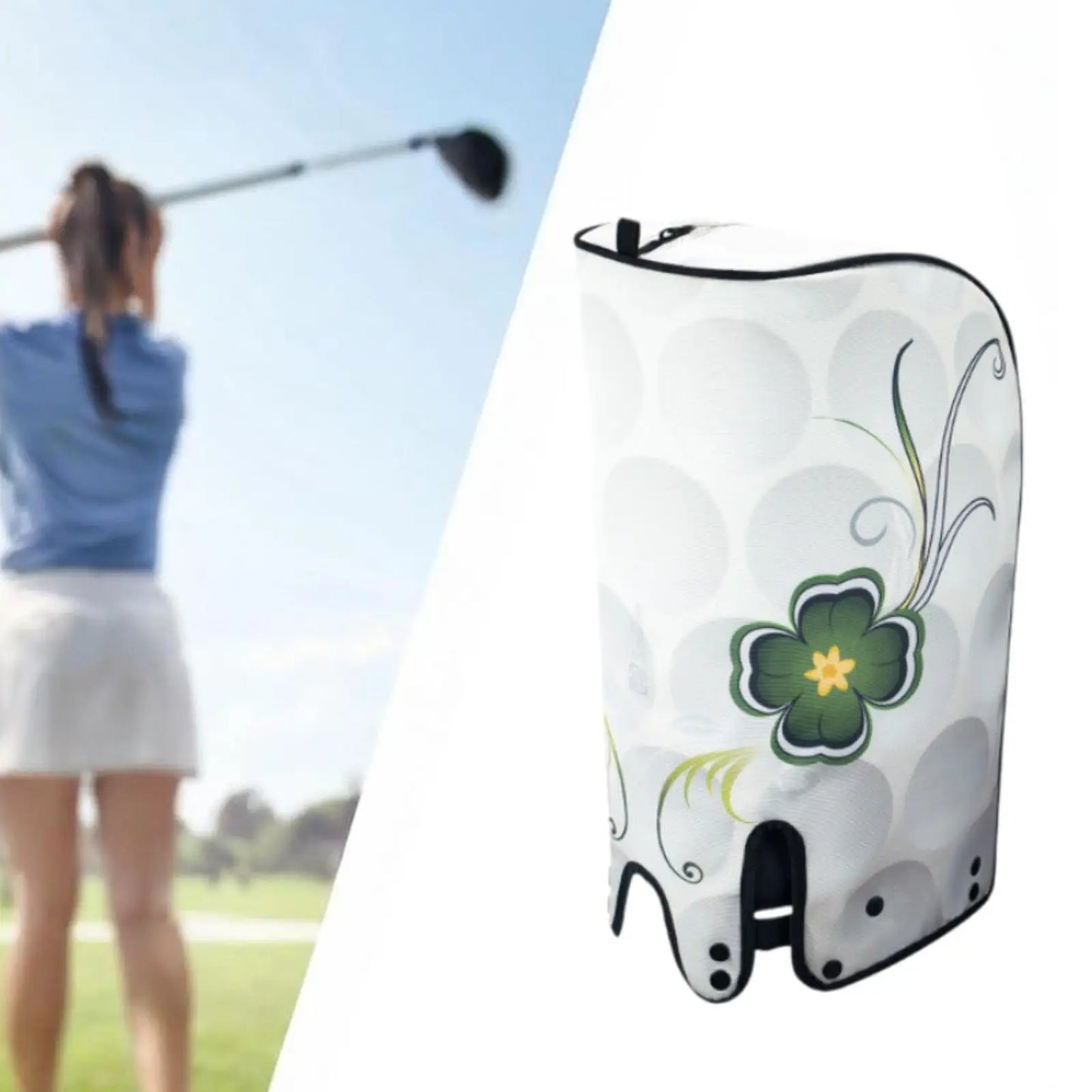 Golf Travel Bag Cover Sturdy Water Resistant Lightweight Padded Cover for Outdoor Driving Range Travel Men Women Golf Supplies