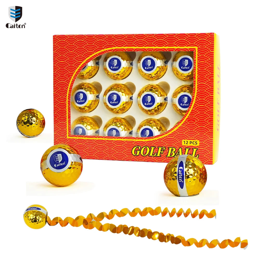 Caiton Golf Exploding Balls 12pcs - A Fun and Novel Prank Gadget - A Suitable Gift for Golf Lovers, Stocking Ornament