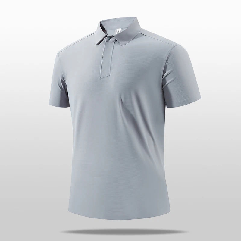 SBWL 2025 summer new light fast dry elastic high quality outdoor sports golf running sports POLO shirt fashion casual T-shirt
