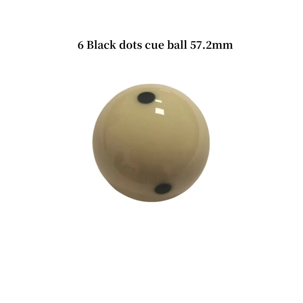 Aramith/ Blue Eye/ Black Kingkong/ Boutique/ 6 Dots / Triangle /New Yellow Cue Ball Replacement 2-1/4" / 2-1/16"