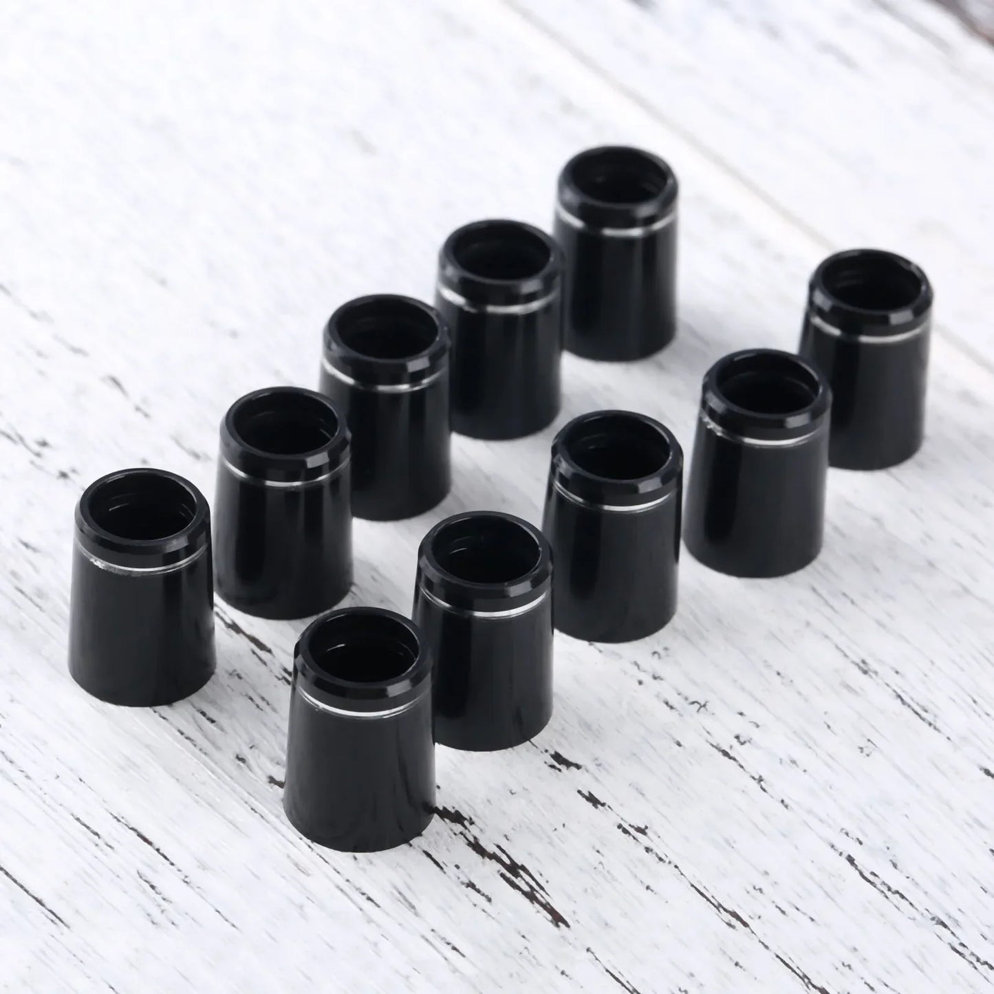 10pcs Plastic Golf Ferrules With Single Ring Fit 0.335 Or 0.370 Tips Irons Shaft Golf Shaft Sleeve Adapter Replacement 16mm/19mm