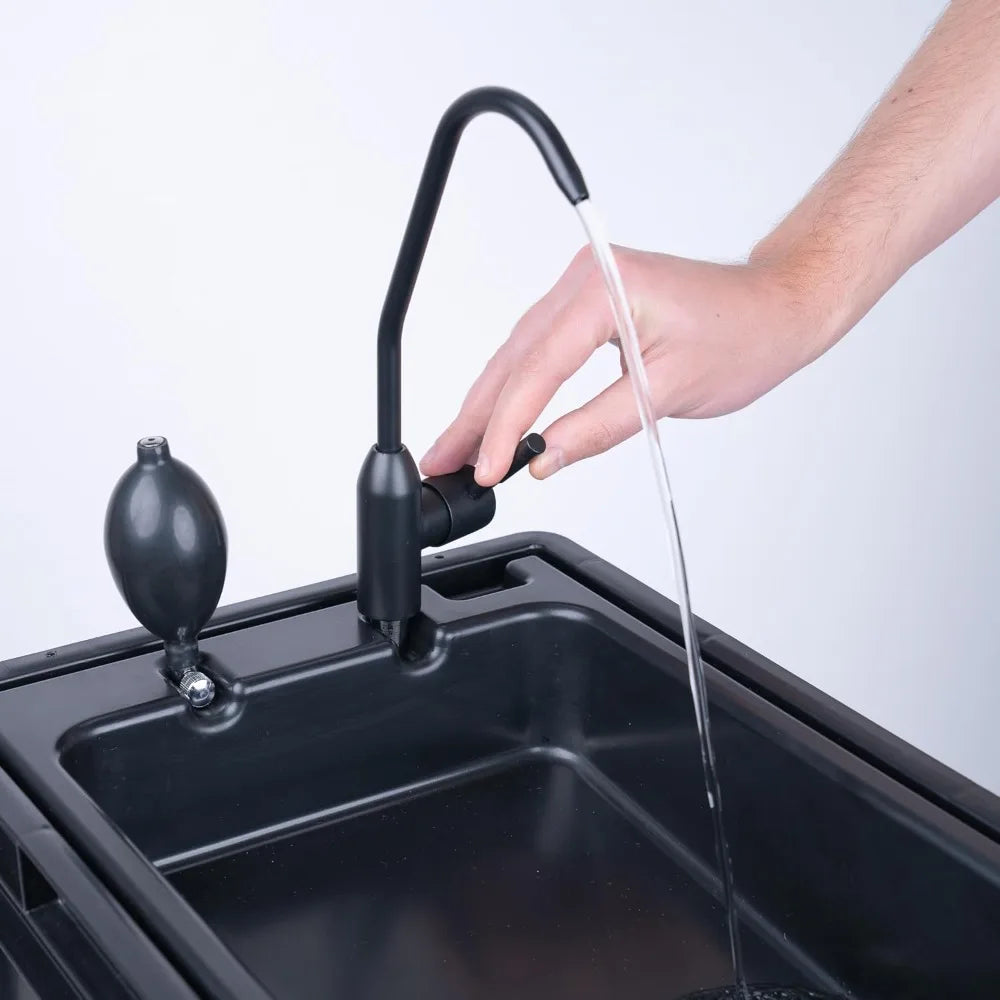 Portable Sink for Camping, Outdoor Events & RV - Compact Mobile Hand Washing Station with Water Tank