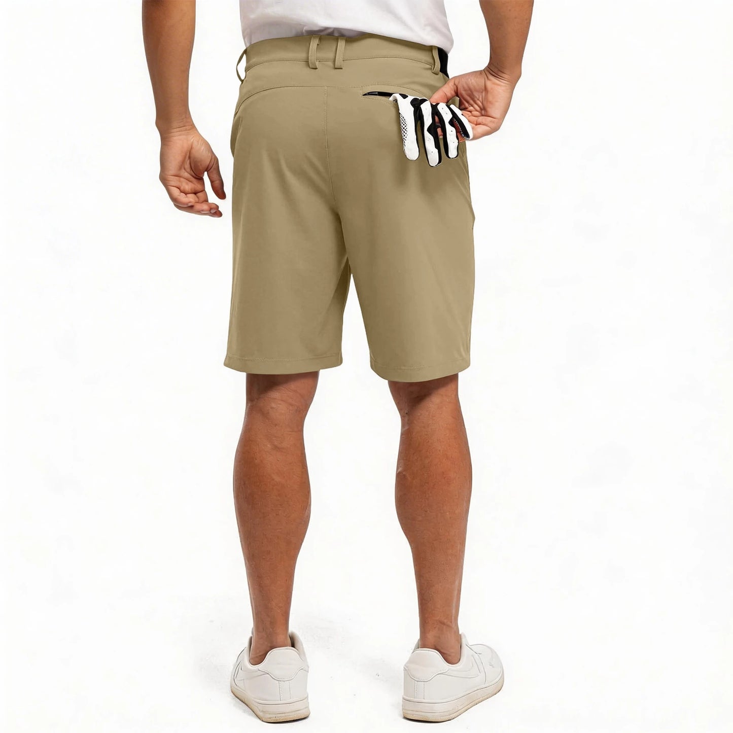 Men's Golf Shorts, Five-point Pants,Work And Casual Straight-leg Shorts, Lightweight Quick-drying Outdoor Sports Bermuda Shorts‌