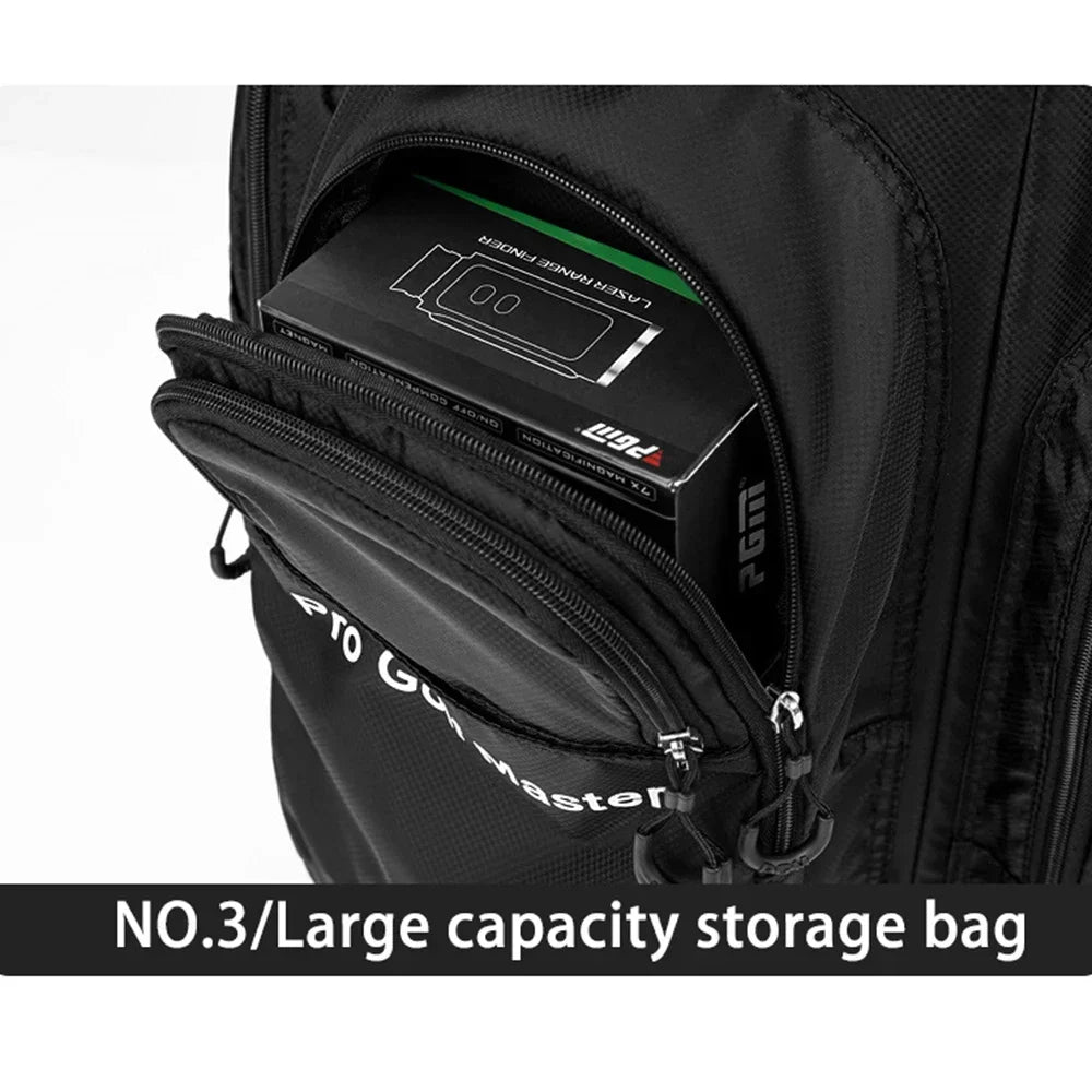 PGM Golf Bags Backpack Design Clubs Bag 2kg Ultra Lightweight Portable Fixed Insert Waterproof Accessories QB144
