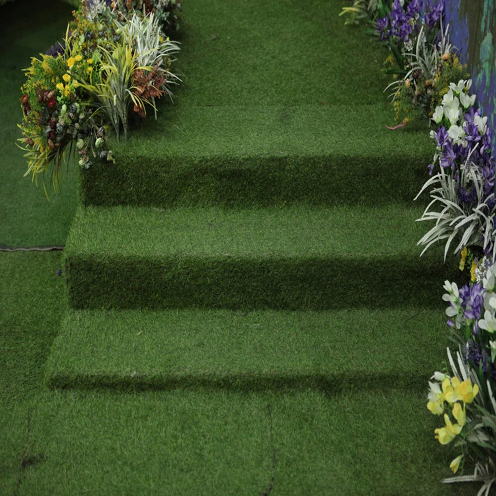 1pcs Artificial Simulation Lawn Carpet Turf Kindergarten Lawn Football Artificial Turf Outdoor Engineering Enclosure False Lawn