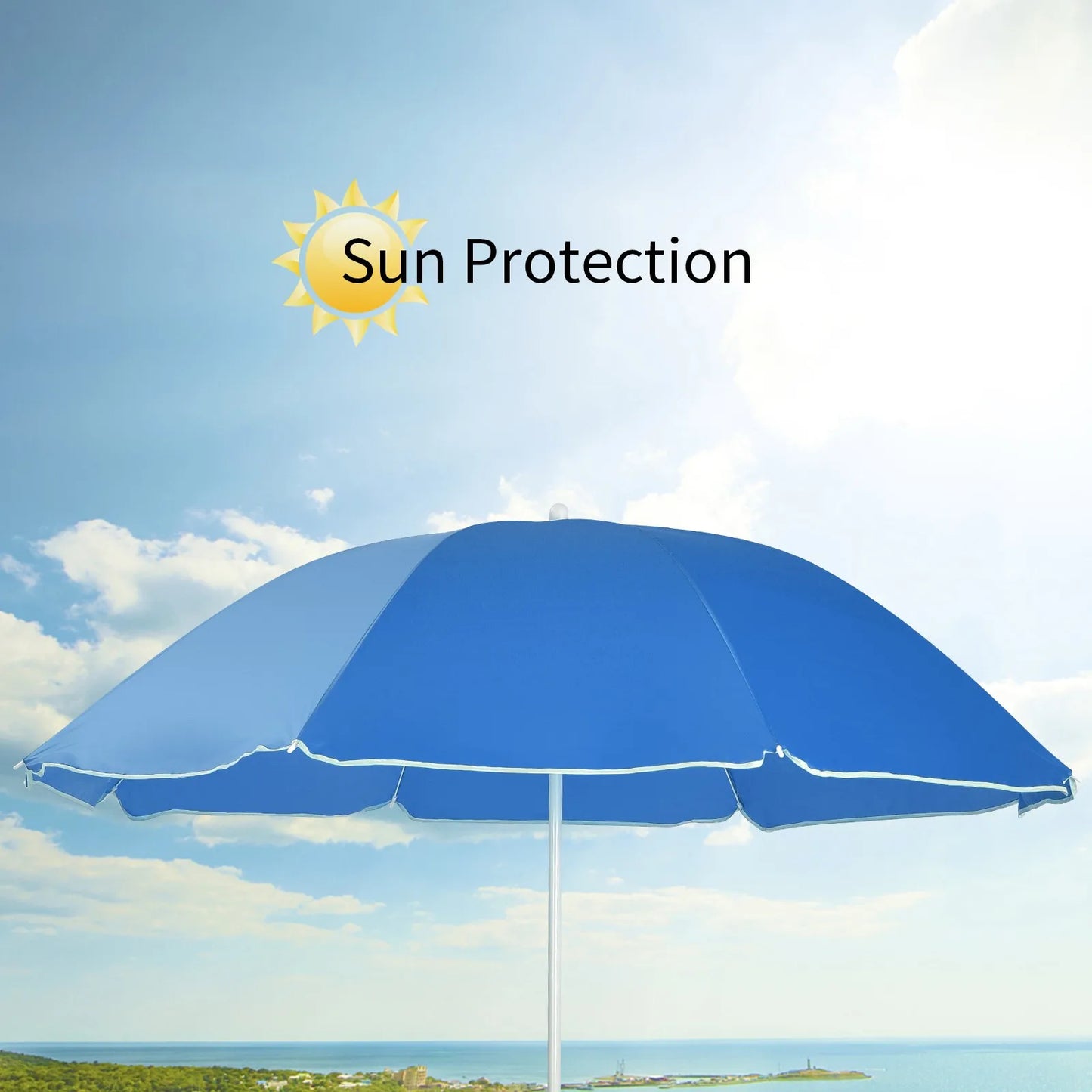 Folding Portable Picnic Double Chair W/Umbrella Table Cooler Beach Camping